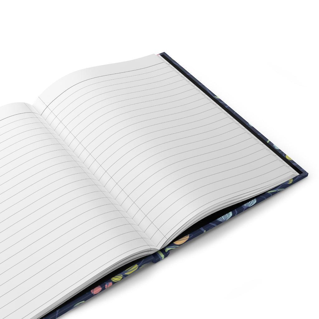 Midnight Garden | Floral Print Notebook - Departures Print Shop
