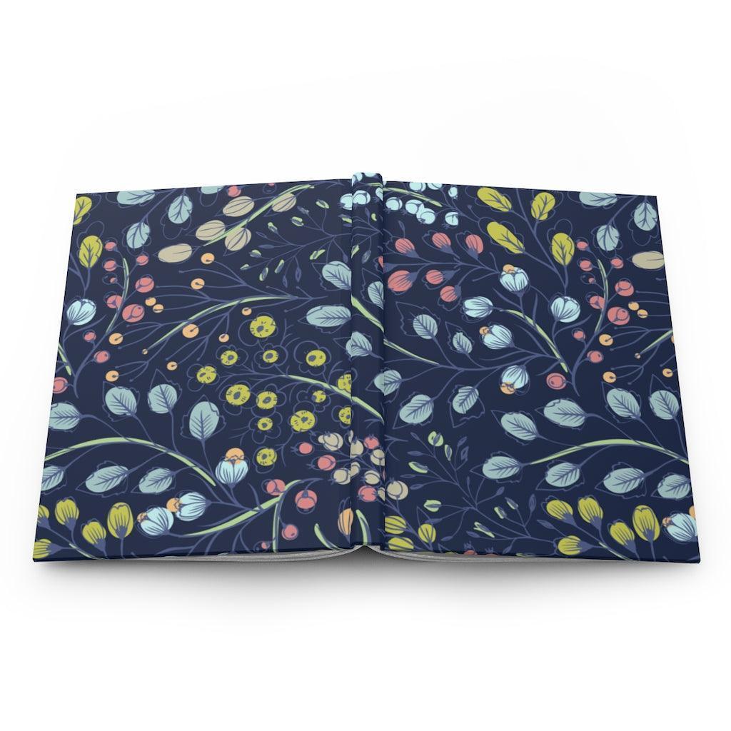 Midnight Garden | Floral Print Notebook - Departures Print Shop