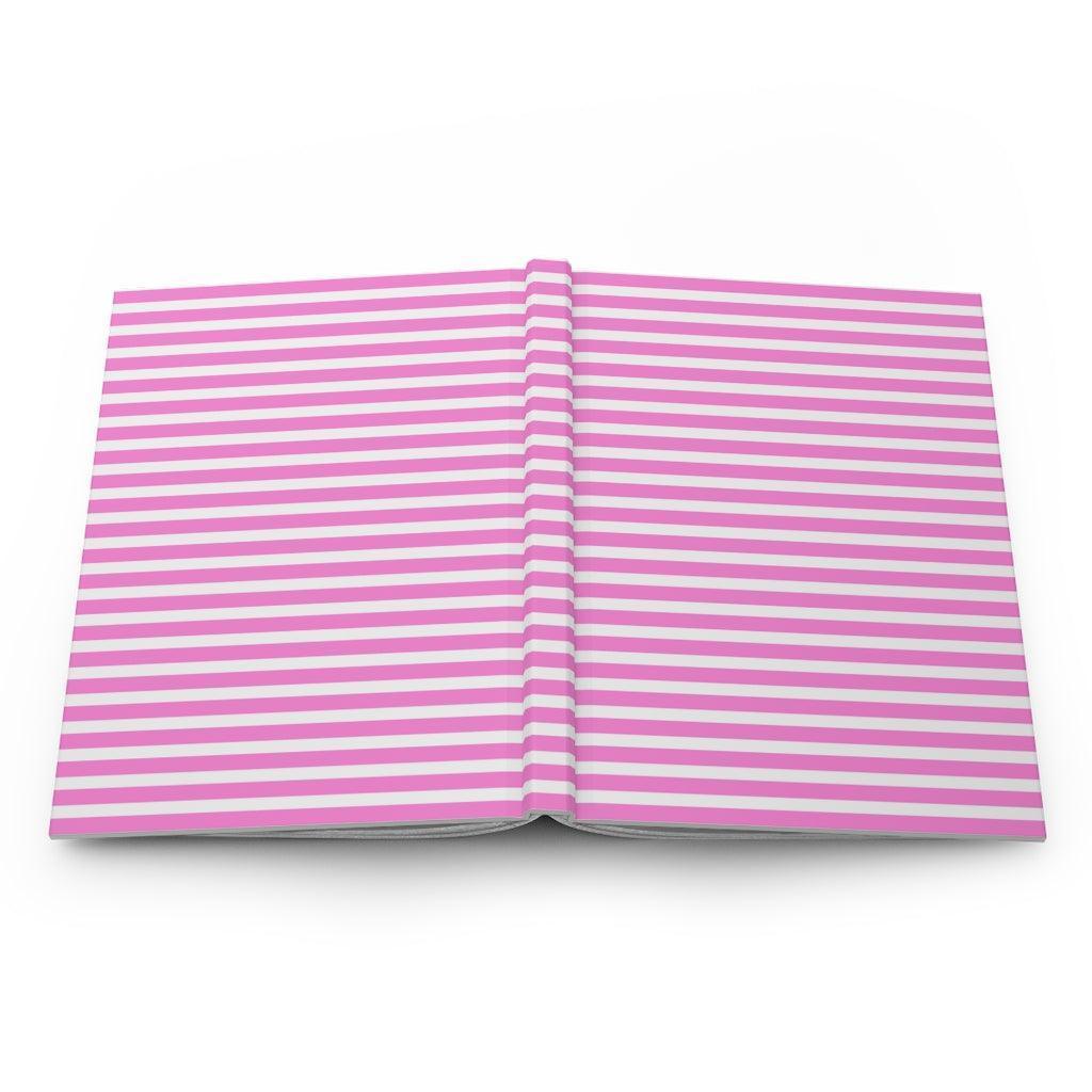 Nantucket | Striped Hardcover Notebook - Departures Print Shop