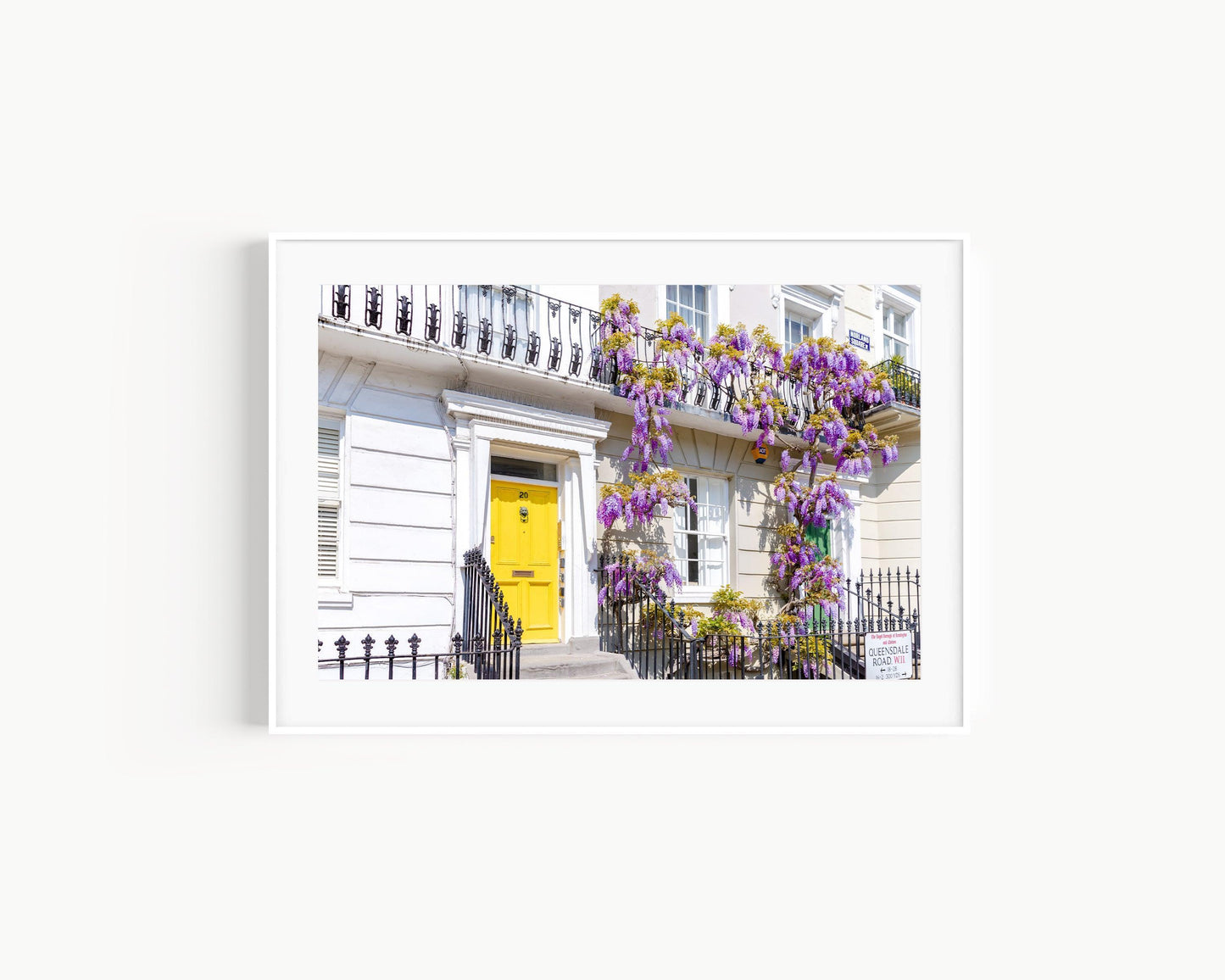 Notting Hill Wisteria II | London Print - Departures Print Shop