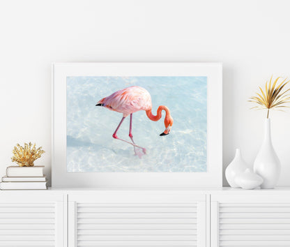 Pink Flamingo | Beach Print - Departures Print Shop