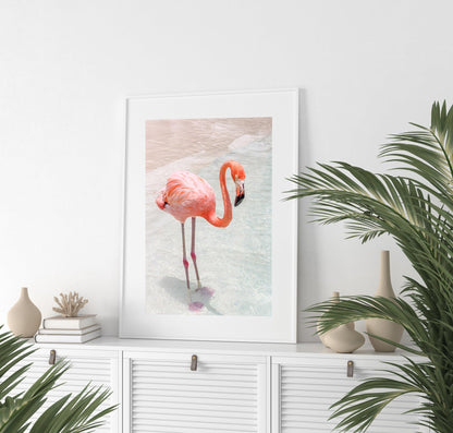 Pink Flamingo III | Beach Print - Departures Print Shop