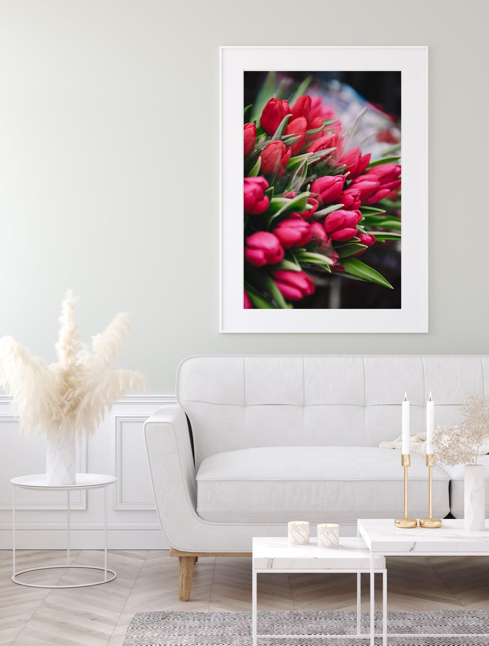 Pink Tulips | Floral Photography Print - Departures Print Shop