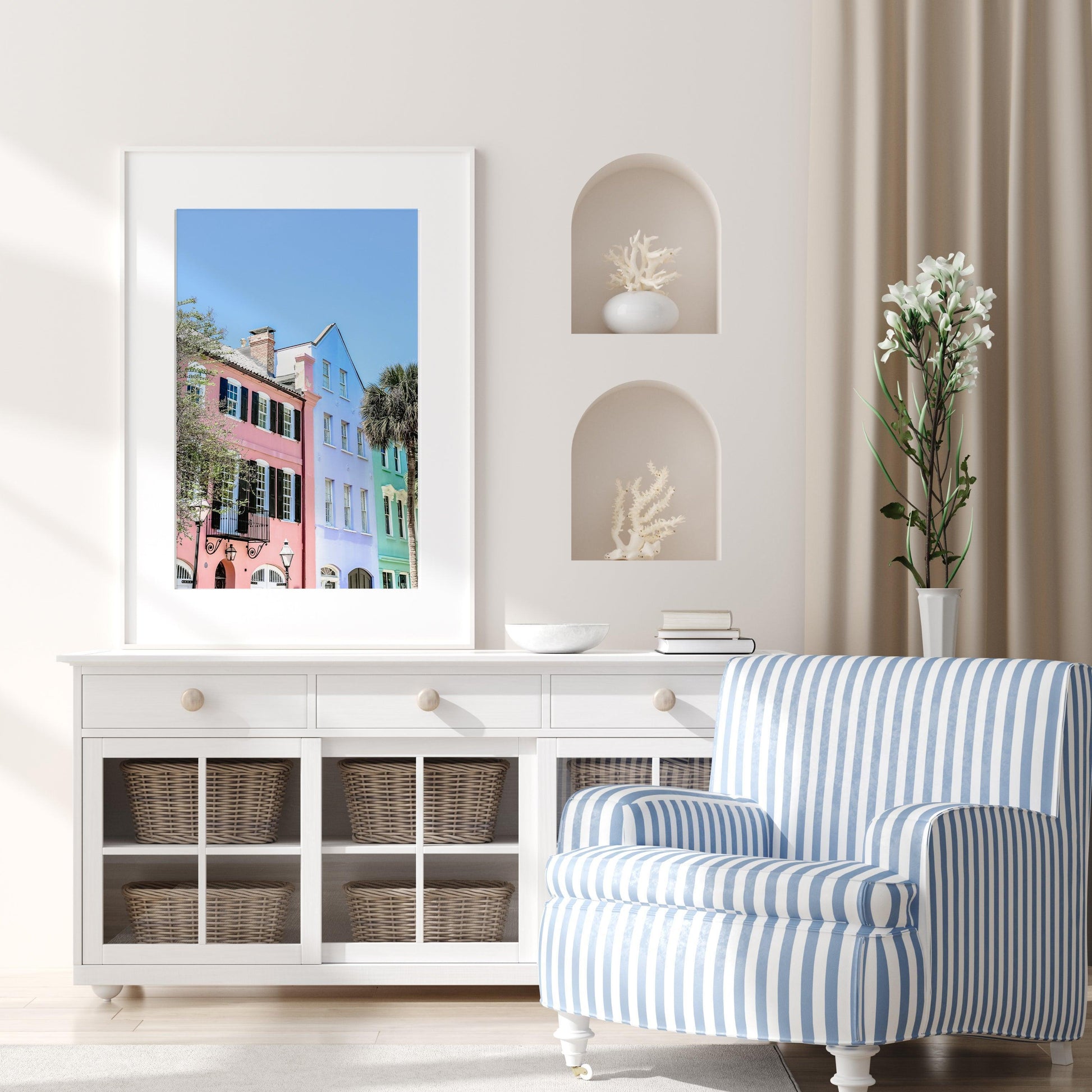 Rainbow Row V | Charleston Photography Print - Departures Print Shop