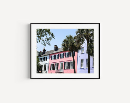 Rainbow Row III | Charleston Print - Departures Print Shop