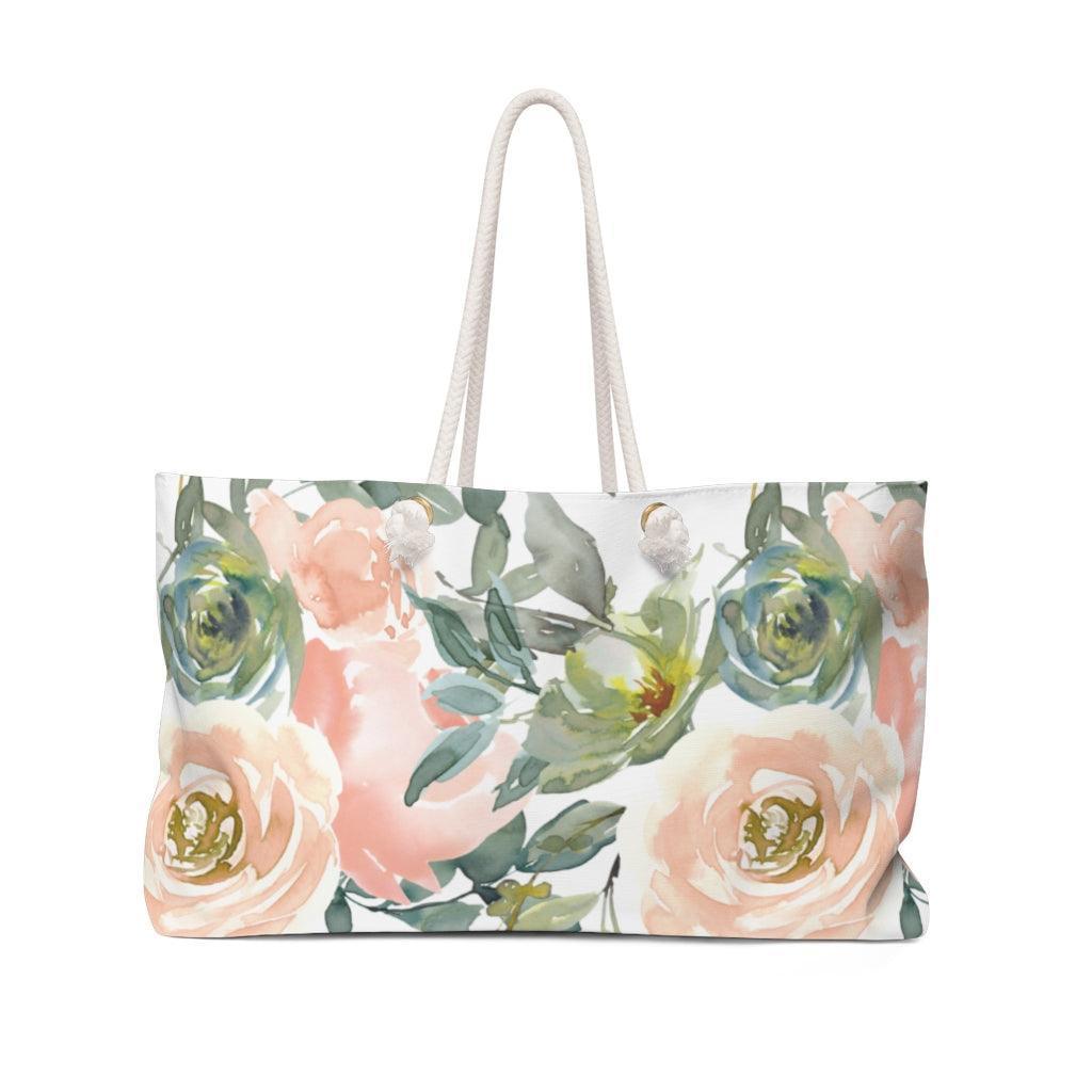 Savannah | Floral Print Beach Bag - Departures Print Shop