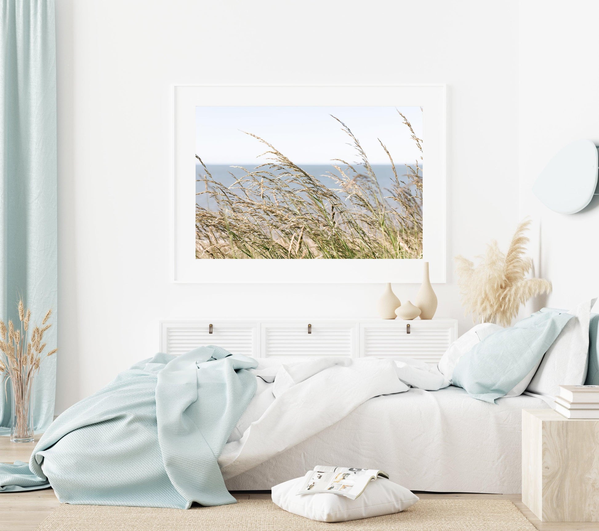 Sea Oats | Neutral Beach Print - Departures Print Shop