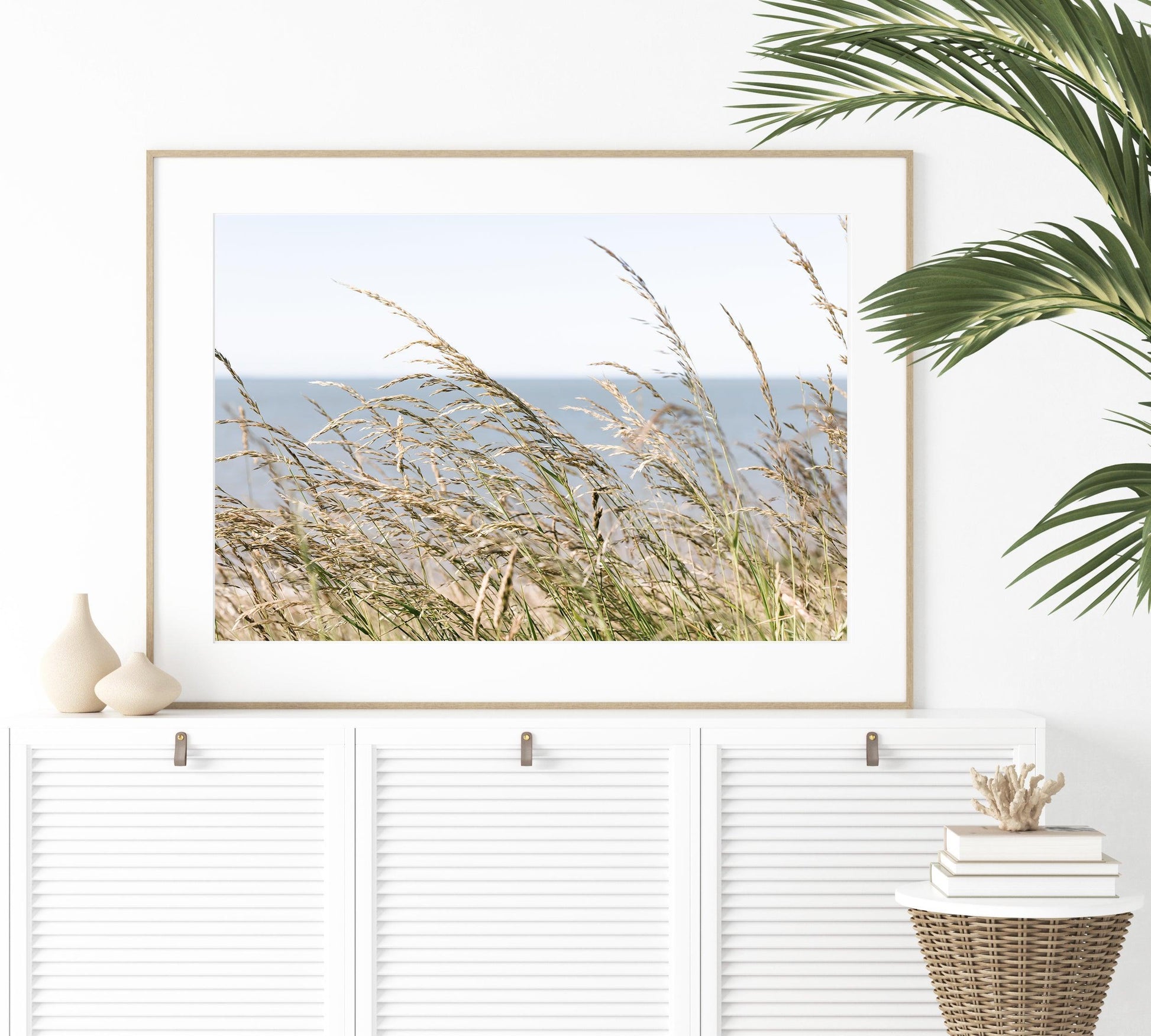 Sea Oats | Neutral Beach Print - Departures Print Shop