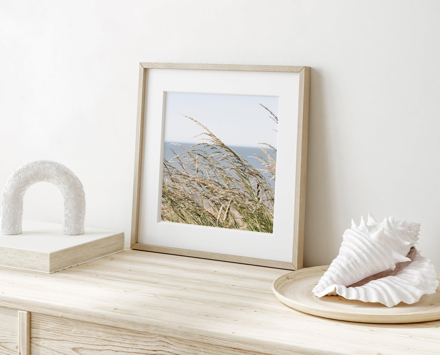 Sea Oats | Square Beach Print - Departures Print Shop