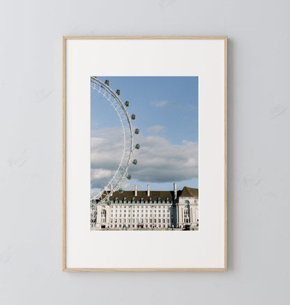 South Bank London Eye | London Print - Departures Print Shop