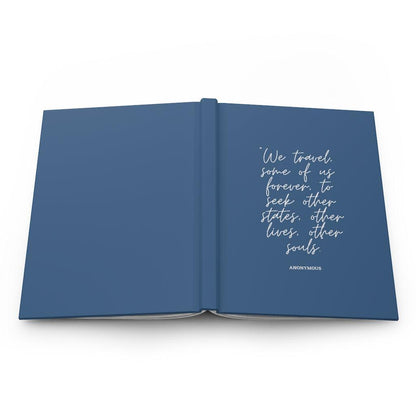 Travel Quote | Hardcover Notebook - Departures Print Shop